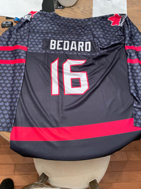 CONNOR BEDARD TEAM CANADA HICKEY JERSEY