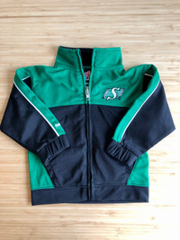 Reebok CFL Saskatchewan Roughriders Size 18M Jacket