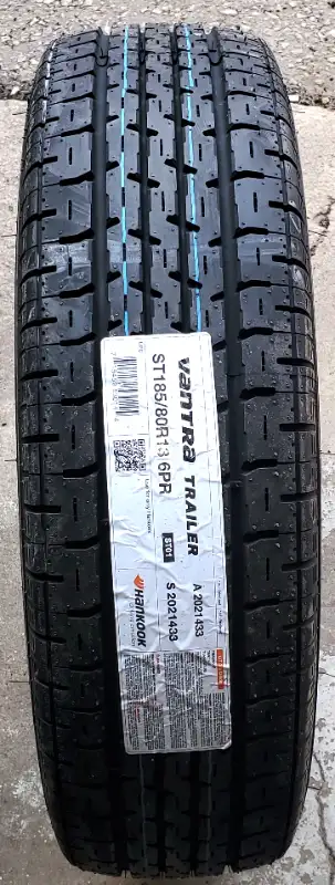 TRAILER TIRE ST 185 / 80 R 13 ST185/80R13 ST175/80R13 ST185/80R13 6PR HANKOOK VANTRA TRAILER ST01 TI...
