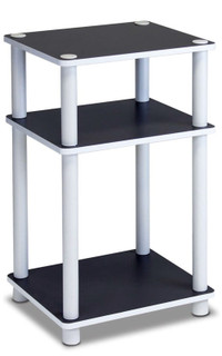 Furinno Just 3-Tier No Tools Tube End Tables