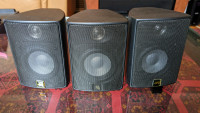 3 JVC satellite speakers SX6.5-B