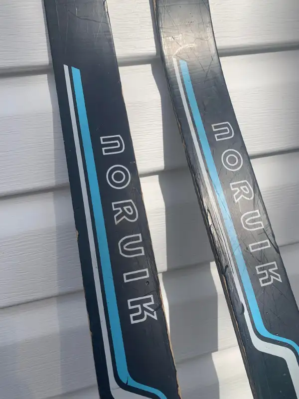 Vintage Skis - Two Pair with one set of poles in Ski in Fredericton - Image 4