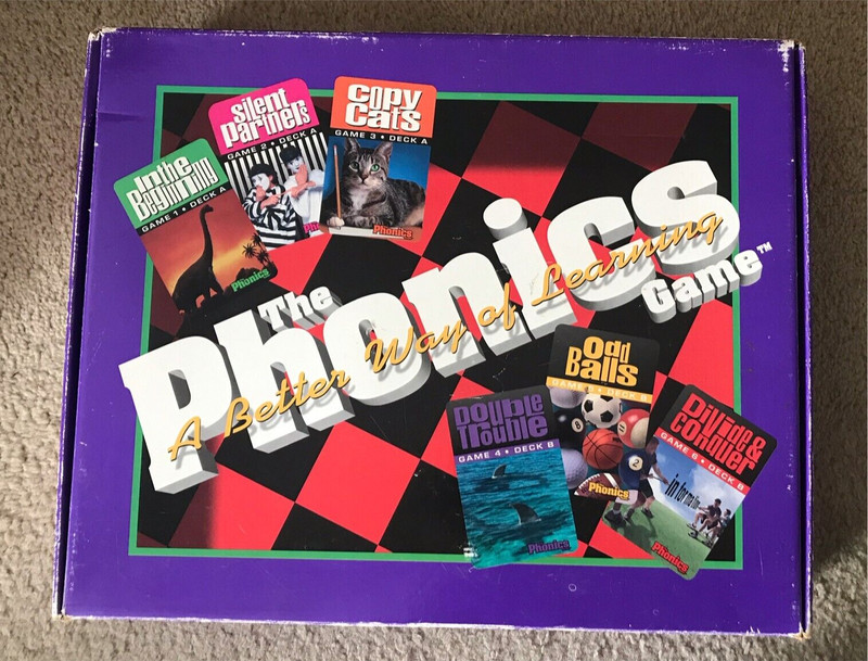 The phonics game- a better way of learning, used for sale  
