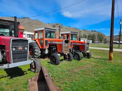 1135 and 1085 Massey Fergusons for sale. 12spd multi power transmissions. Perkins diesel engines. 10...