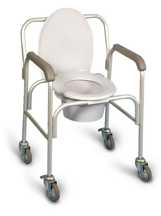 Slightly Used Standard Height Adjustable Commode, Shower Chair. in Health & Special Needs in Mississauga / Peel Region - Image 2