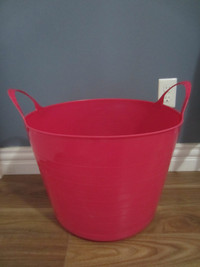 PINK FLEXIBLE STORAGE TUB