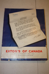 Vintage 1952 complete Eatons Catalogue