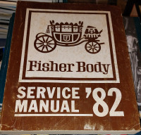 1982 Fisher Body Service Manual GM