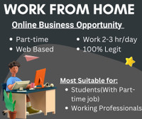 Work From Home(Online business )