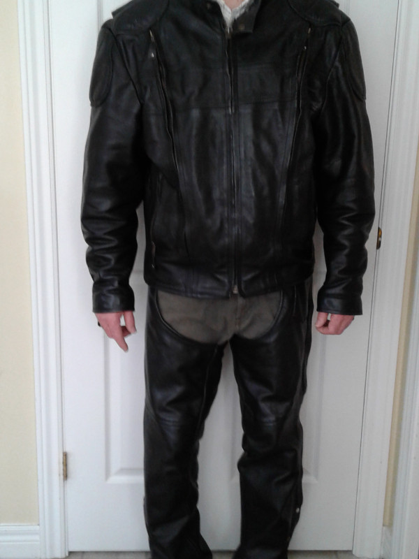 MOTORCYCLE COAT & CHAPS in Men's in St. John's