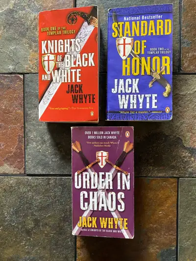 The trilogy examines the Knights Templars at three major stages in their history with obvious histor...