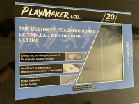 20" Playmaker LCD Coaching Board hockey 