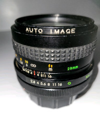 IMAGE Brand  28mm F/2 .8 FD Mount Wild Angle Auto Lens 