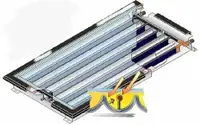 Unique Solar collector for heating, hot water supply, Austria.