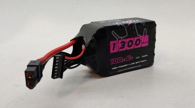 CNHL BLACK 1300MAH 6S 100C LIPO BATTERY in Hobbies & Crafts in Mississauga / Peel Region - Image 2