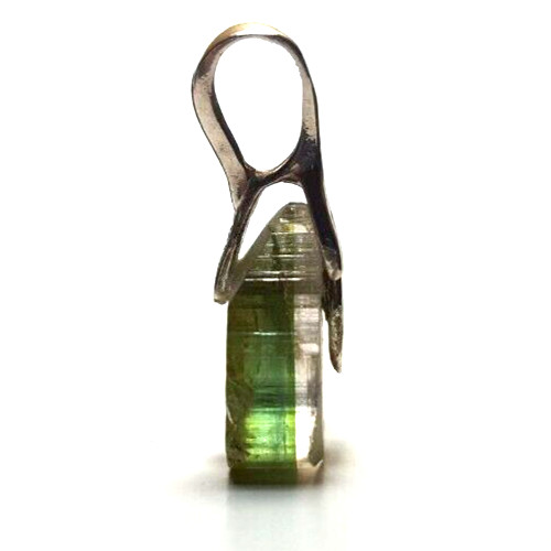 Green Tourmaline Slice Crystal Pendant in Jewellery & Watches in Sudbury - Image 2