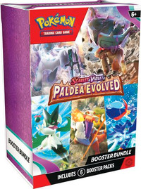 Pokemon Paldea evolved booster bundle 6 packs scarlet violet