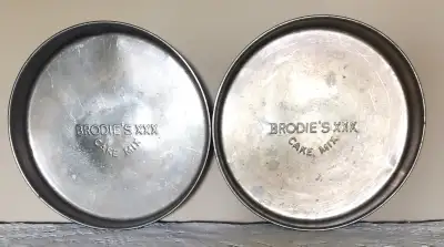2 VINTAGE "BRODIE'S" XXX CAKE PANS, View more