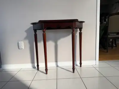 Wooden side table, View more