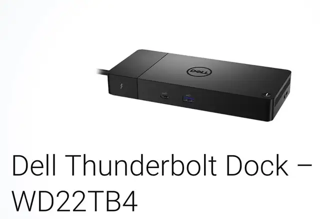 Dell Thunderbolt Dock WD22TB4485900329104844802