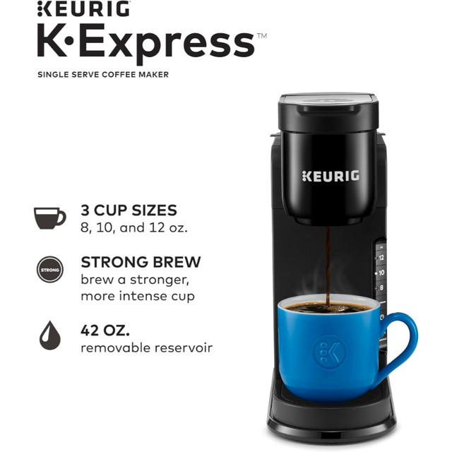 Keurig K-Express Single Serve K-Cup Pod Coffee Maker in Coffee Makers in Markham / York Region - Image 2