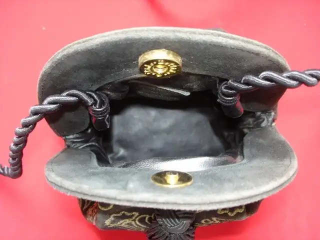 Sac en Cuir veritable SUZAN GAIL Vintage Leather bag Spain 1940 in Women's - Bags & Wallets in City of Montréal - Image 5