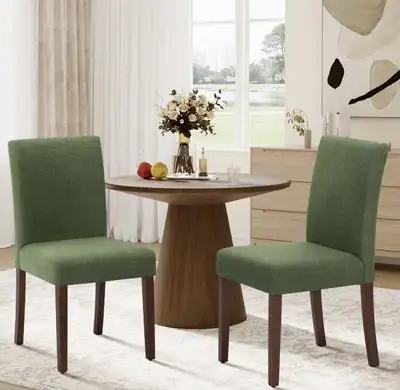 NEW! GREEN DINING CHAIRS (Set of 2), View more