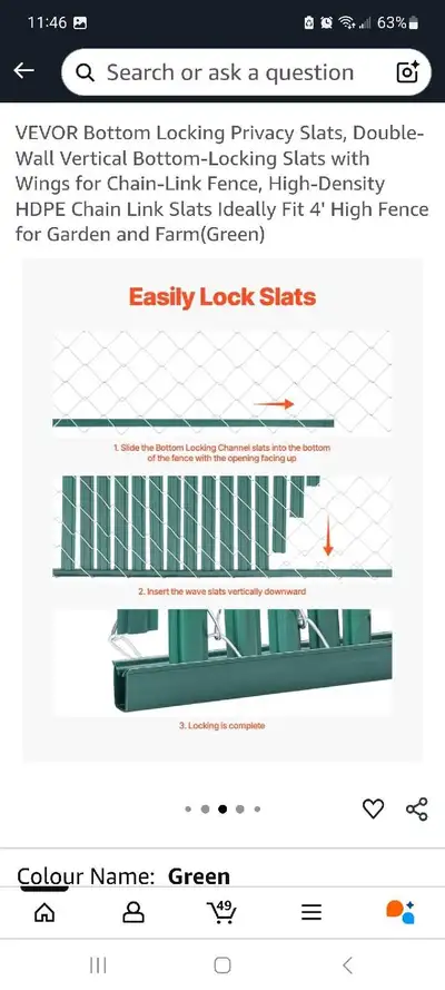 VEVOR Fence Privacy Slats brand new, View more