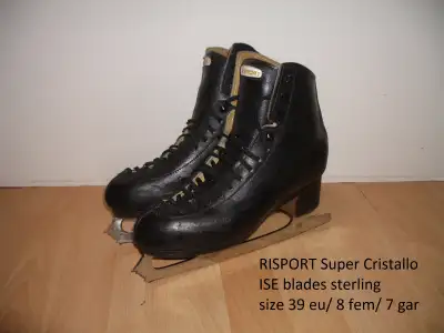 RISPORT Super Cristallo patins pro artstiques fit 7 US gar/ 8 fe, View more