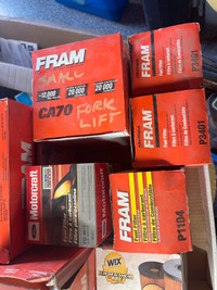 Fram and wixx filters, Gas, Oil & Air