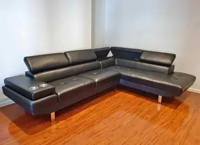 Cozy Retreat large leather sofa available , View more