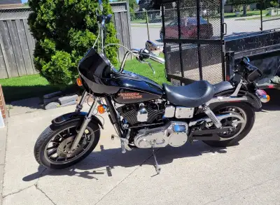 1996 Harley Dyna Glide (convertible) with 8X177 kms. 1340cc EVO carb w 5 spd transmission. Engine ha...
