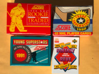 Four Different Hockey Card Sets Together $35