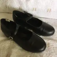 Black Leather Tap Shoes
