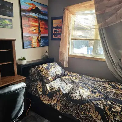 Fully Furnished room March 1, 2026 in Copperridge. One block from bustop, parking, few blocks from g...