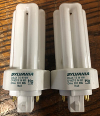 Sylvania 18W Compact Fluorescent Light Bulbs