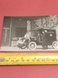 C. 1980s cross promotional postcard reprint, 1913 police photp