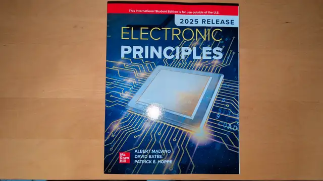 Electronic Principles 2025 Textbook
