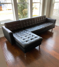 Ikea Morabo leather sofa