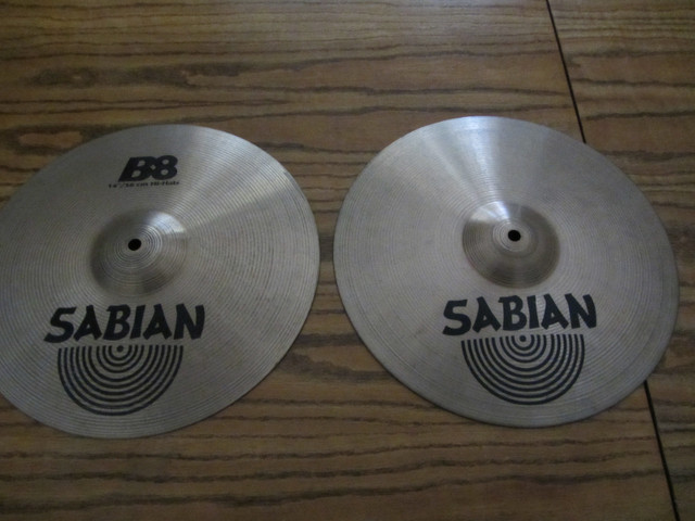 Sabian Cymbals B8 14" 36cm Hi-Hats Drum Pair in Drums & Percussion in Oakville / Halton Region