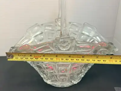 Vintage Glass Basket, View more