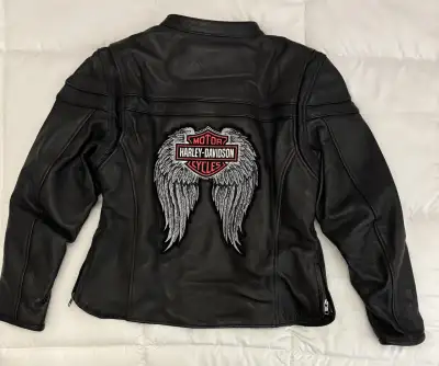 Women’s Leather Motorcycle Jacket, View more