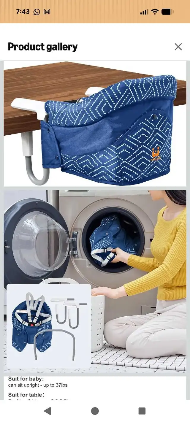 Diaper bag, potty, playpen, portable highchair in Multi-item in Ottawa - Image 6