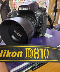 Nikon D810 with Nikkor 50mm f/1.8 G (very low shutter count)