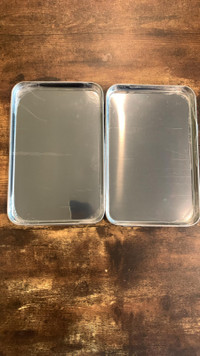 NEW Baking tray set of 2, stainless steel oven tray