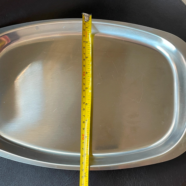 Mid-Century MCM Gense Sweden Stainless Steel platter/tray in Kitchen & Dining Wares in City of Toronto - Image 4