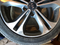 Summer tires on Alloy rims 