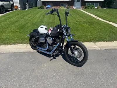 Selling my 2014 street Bob, 18,000km, 103ci, stage 2, cnc heads, se255 cams, burly slammers, 16” tap...