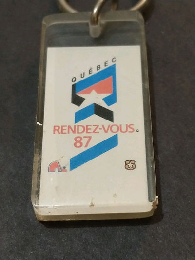 Rare Rendez-Vous 87 plastic keychain, View more