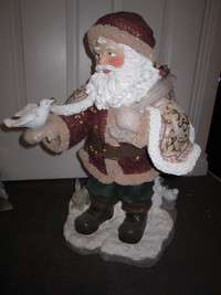 25 inch Polyresin Santa Claus Figure - New, Open Box - $20.00